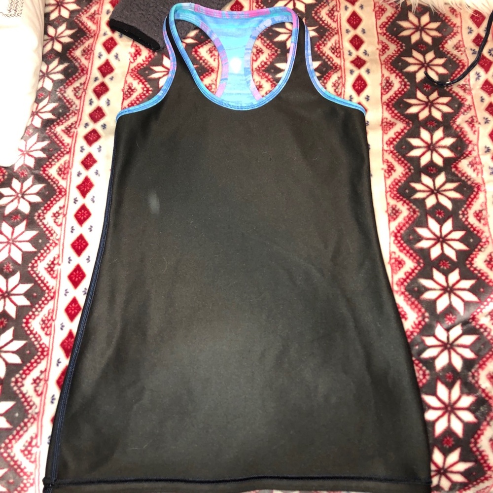 reversible lululemon/ivivva tank top
